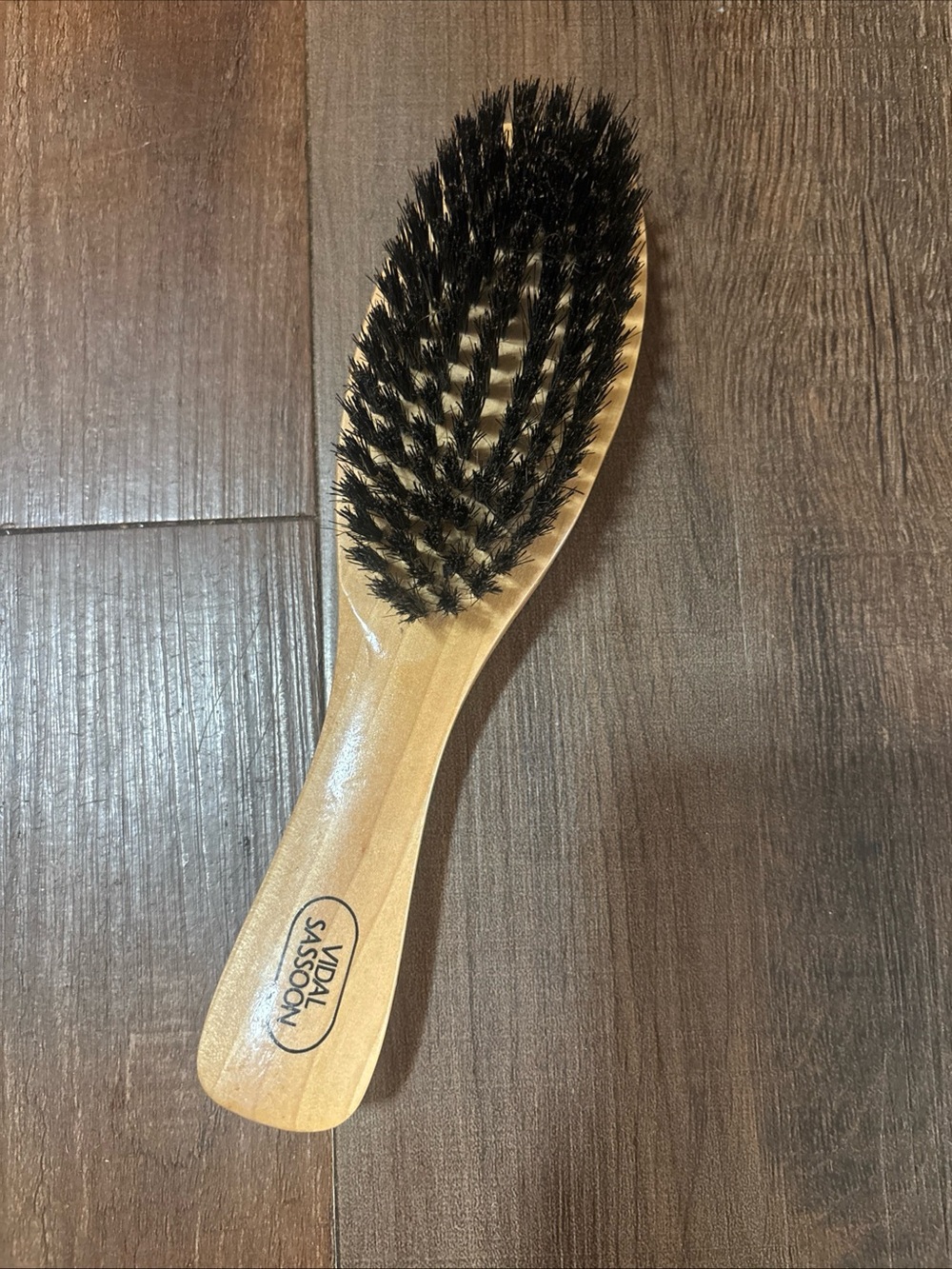 Vidal Sassoon Men's Wooden Hair Brush with Black Bristles